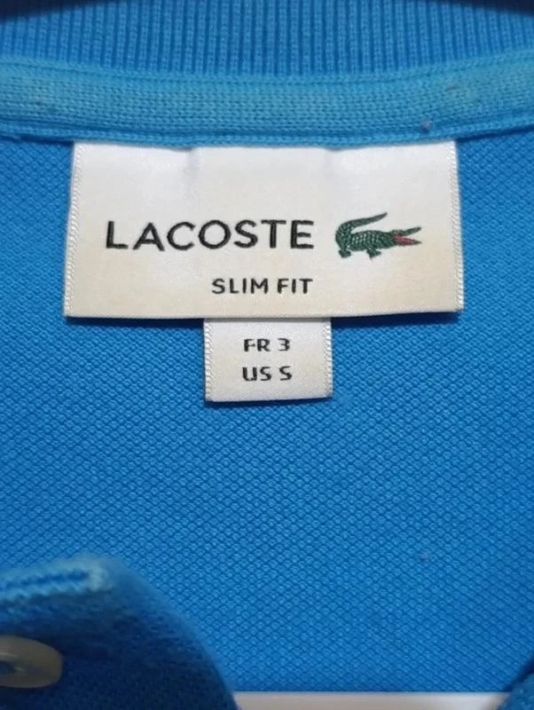 Polo Lacoste Slim Fit Bleu. R70 – photo 2